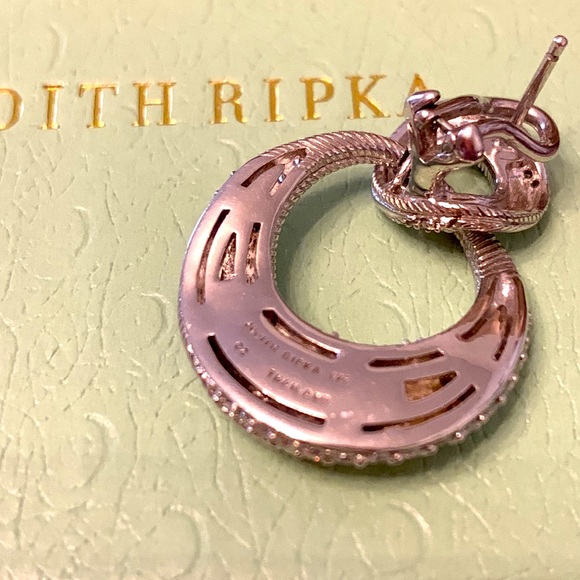 Retired Judith Ripka earrings - Picture 5 of 6